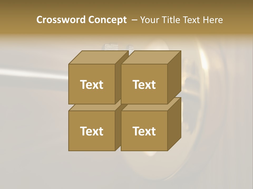 A Key On A Door With A Light Coming Out Of It PowerPoint Template