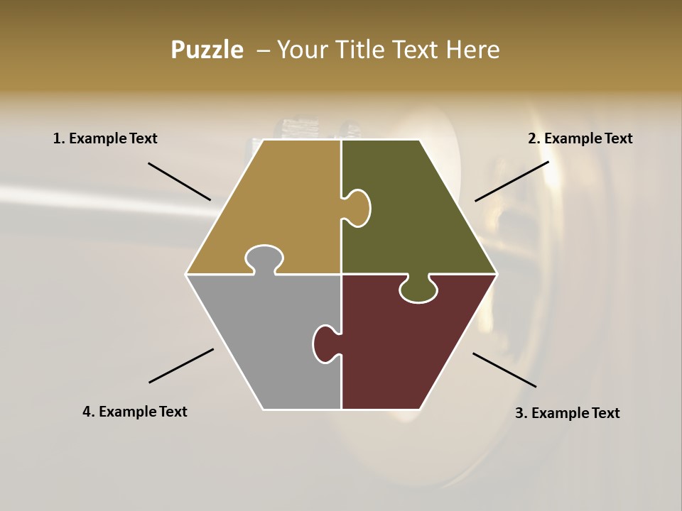 A Key On A Door With A Light Coming Out Of It PowerPoint Template