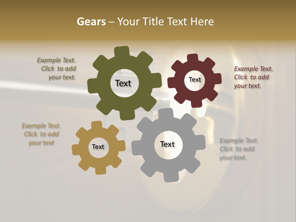 A Key On A Door With A Light Coming Out Of It PowerPoint Template