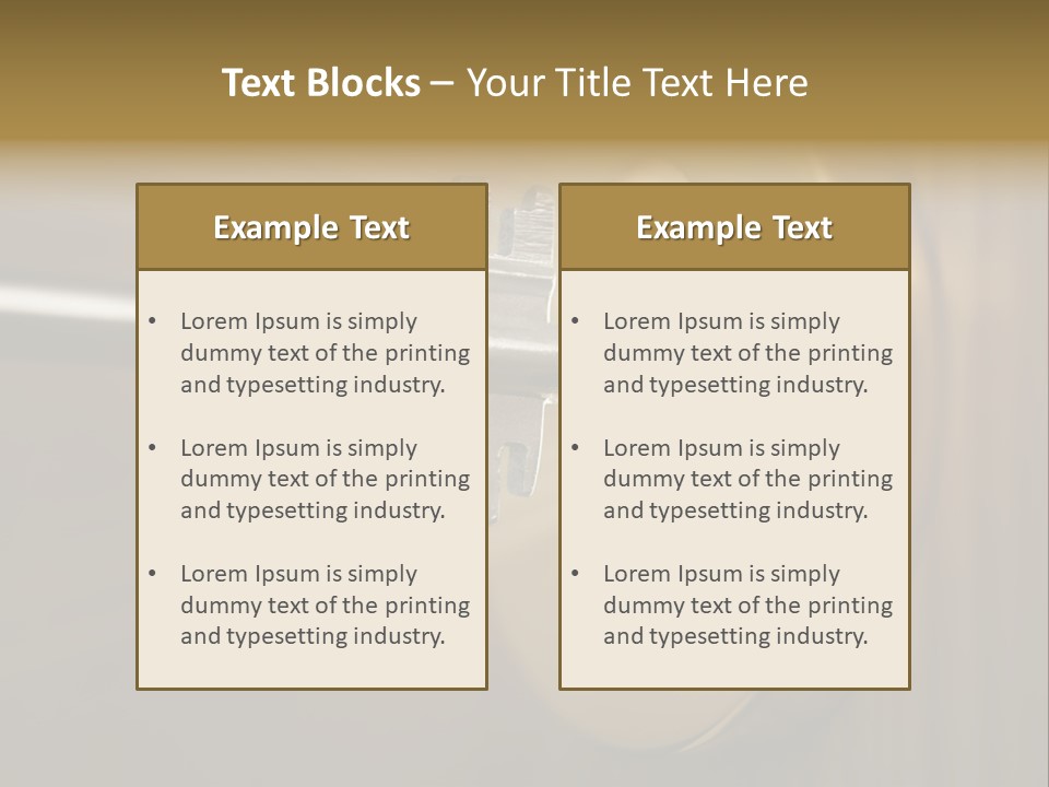 A Key On A Door With A Light Coming Out Of It PowerPoint Template