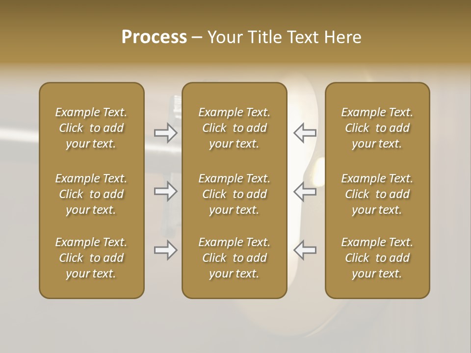 A Key On A Door With A Light Coming Out Of It PowerPoint Template
