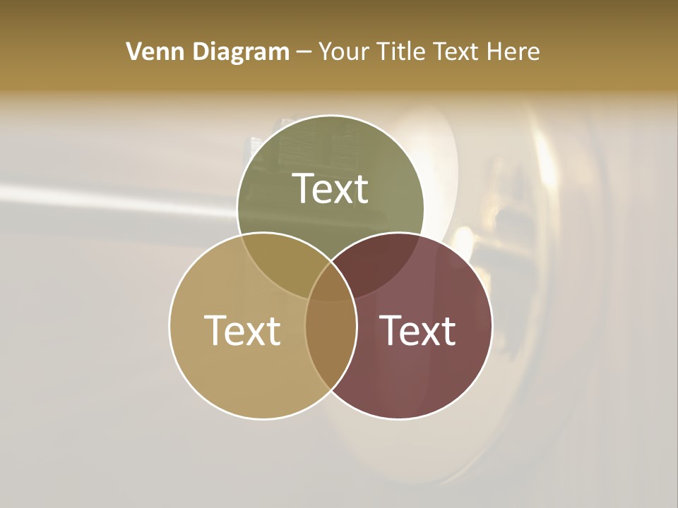 A Key On A Door With A Light Coming Out Of It PowerPoint Template