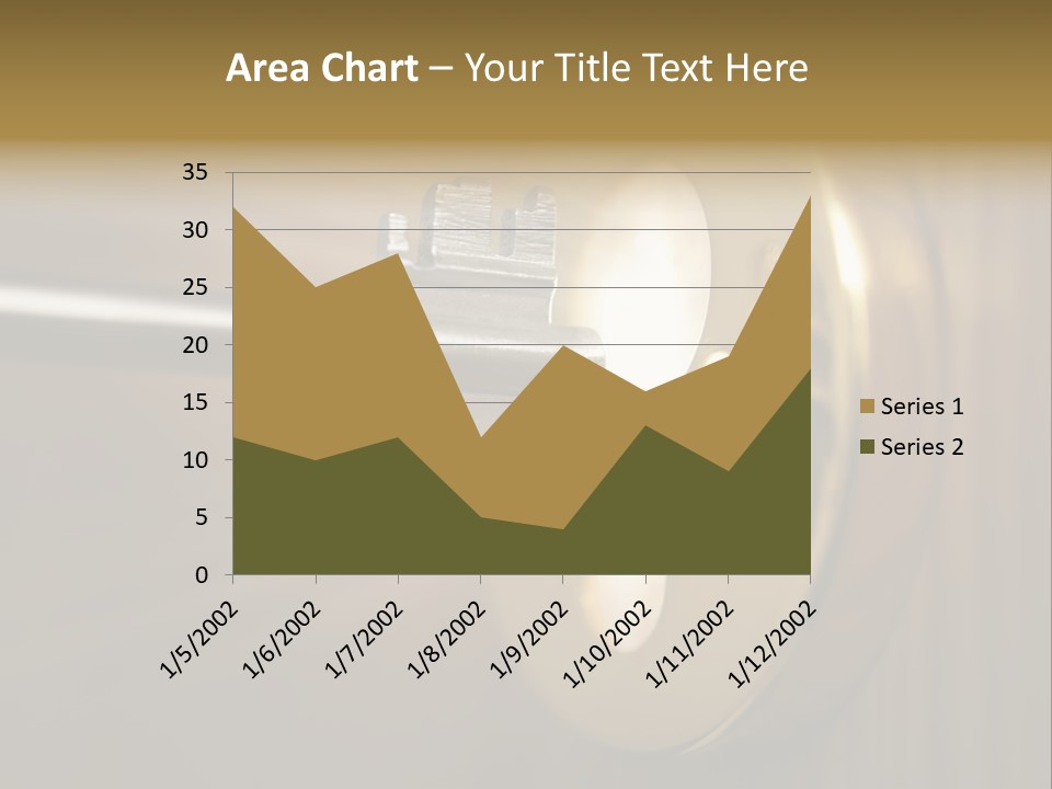 A Key On A Door With A Light Coming Out Of It PowerPoint Template