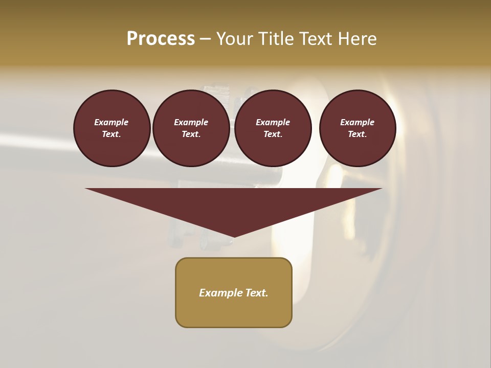A Key On A Door With A Light Coming Out Of It PowerPoint Template