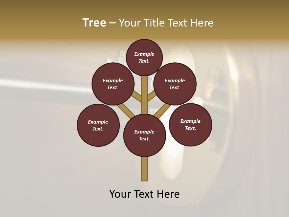 A Key On A Door With A Light Coming Out Of It PowerPoint Template