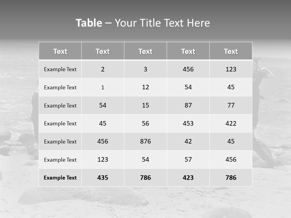 A Group Of Women Standing On Top Of A Beach PowerPoint Template