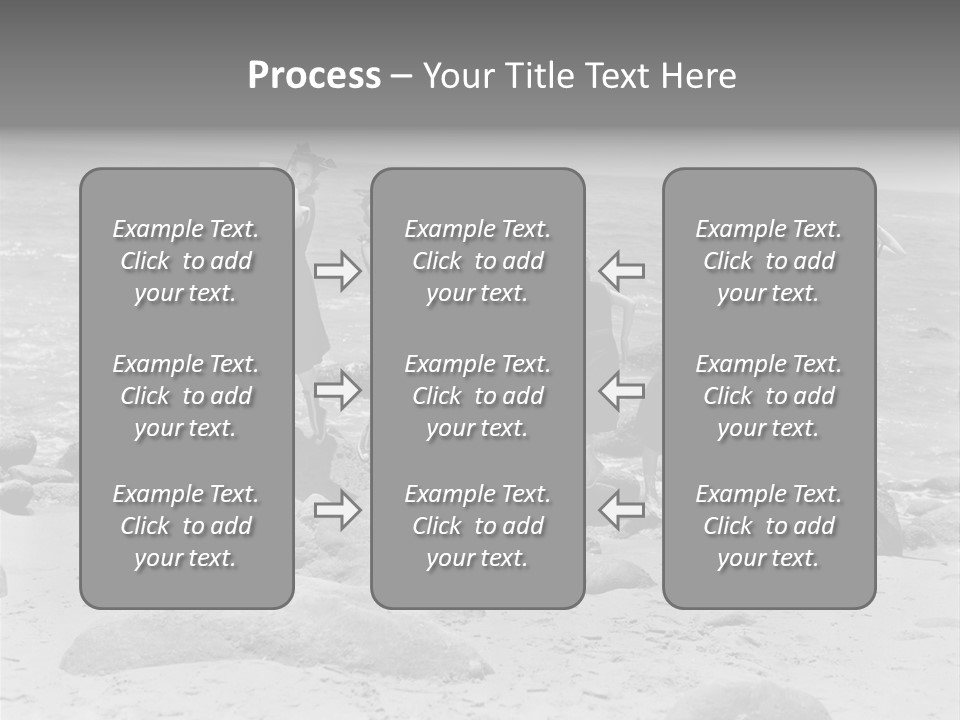 A Group Of Women Standing On Top Of A Beach PowerPoint Template
