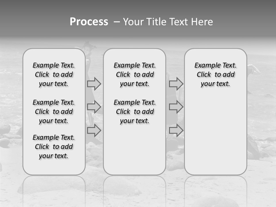A Group Of Women Standing On Top Of A Beach PowerPoint Template