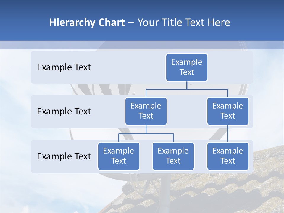 A Satellite Dish Sitting On Top Of A Roof PowerPoint Template