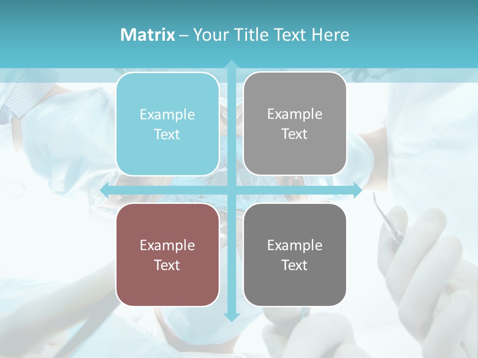 A Group Of Surgeons In A Operating Room PowerPoint Template