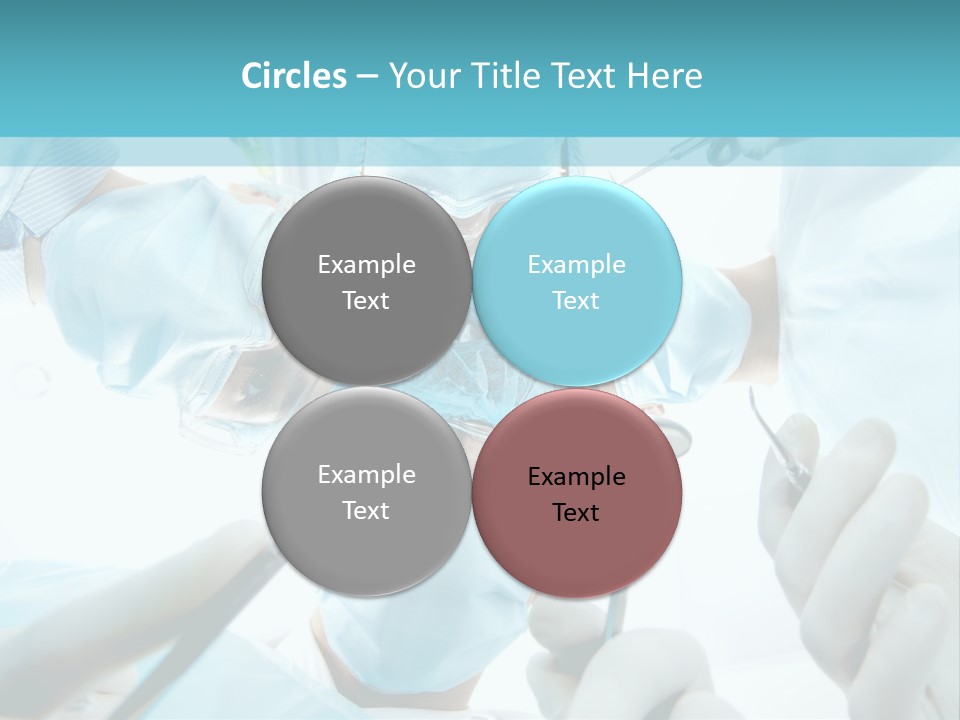 A Group Of Surgeons In A Operating Room PowerPoint Template