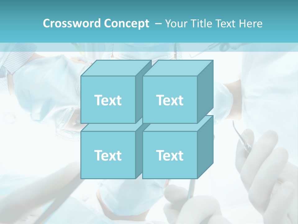 A Group Of Surgeons In A Operating Room PowerPoint Template