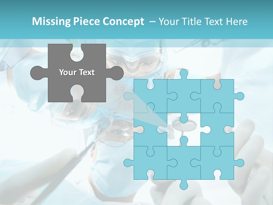 A Group Of Surgeons In A Operating Room PowerPoint Template