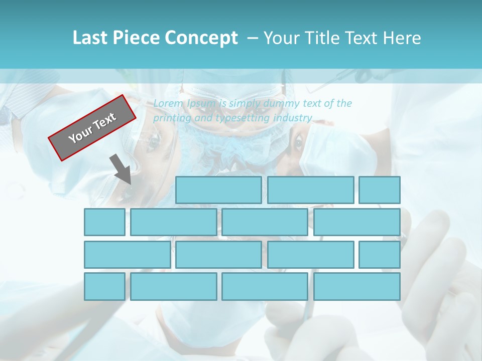 A Group Of Surgeons In A Operating Room PowerPoint Template