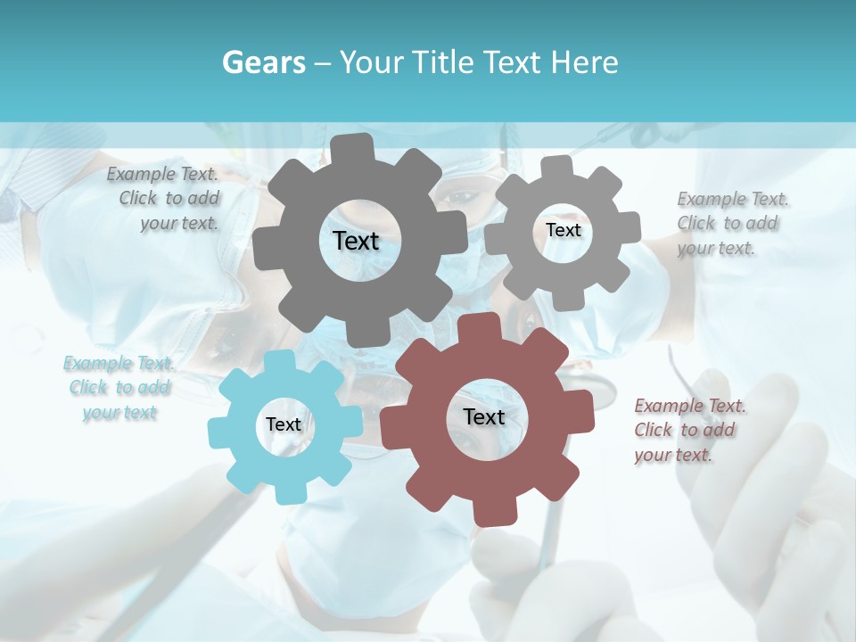 A Group Of Surgeons In A Operating Room PowerPoint Template