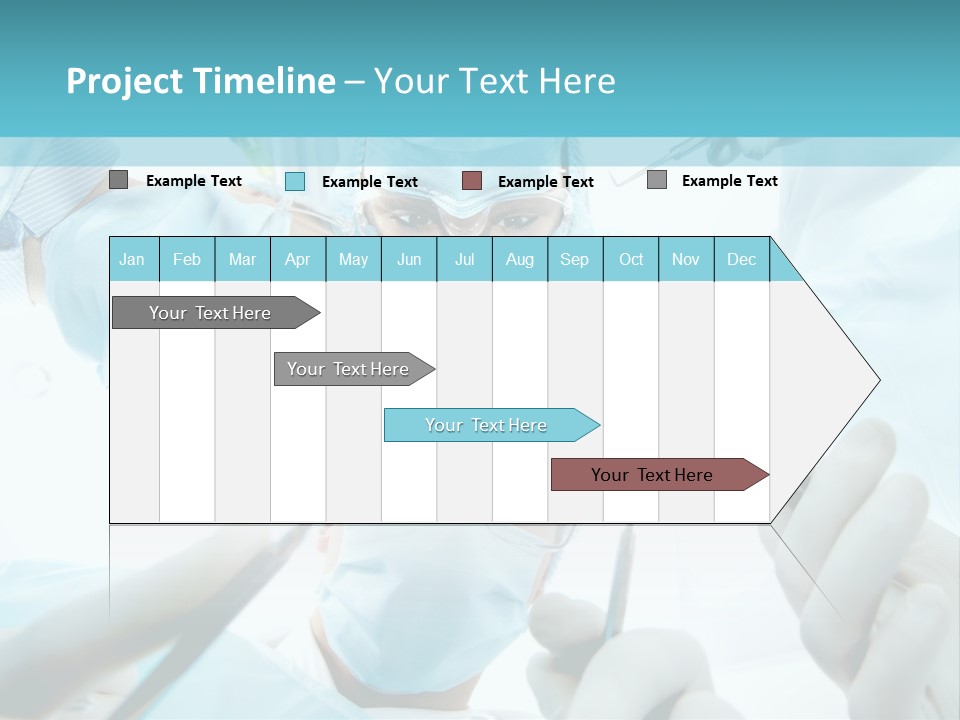 A Group Of Surgeons In A Operating Room PowerPoint Template
