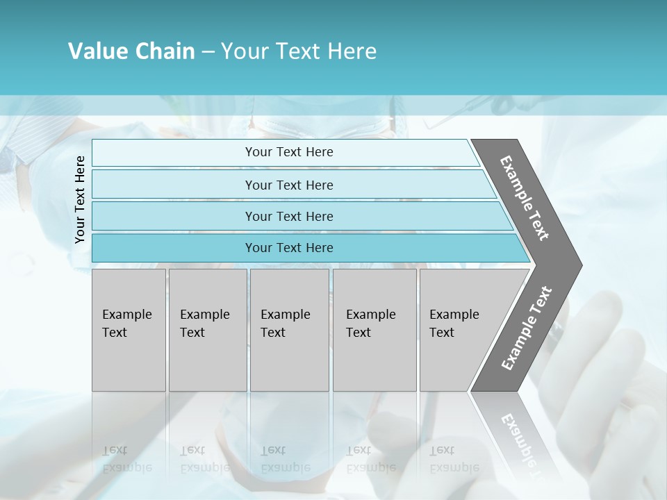 A Group Of Surgeons In A Operating Room PowerPoint Template
