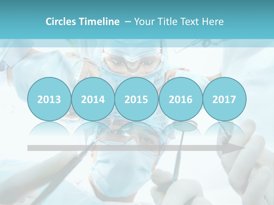 A Group Of Surgeons In A Operating Room PowerPoint Template