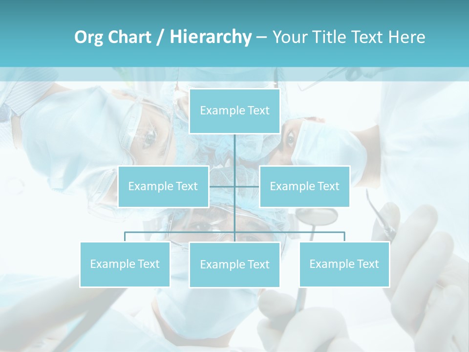 A Group Of Surgeons In A Operating Room PowerPoint Template