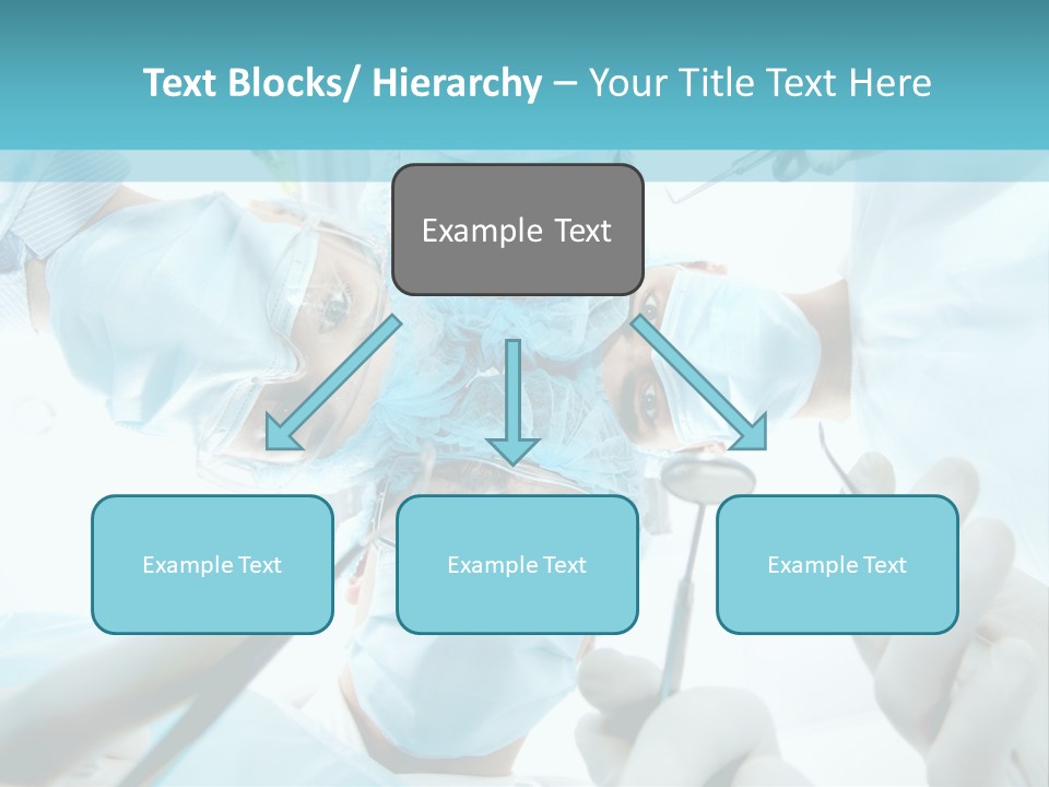 A Group Of Surgeons In A Operating Room PowerPoint Template
