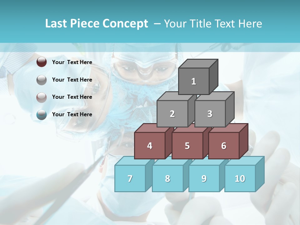 A Group Of Surgeons In A Operating Room PowerPoint Template