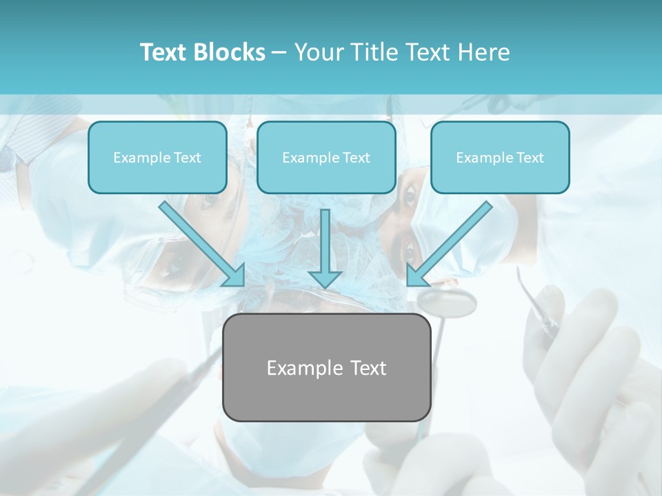 A Group Of Surgeons In A Operating Room PowerPoint Template