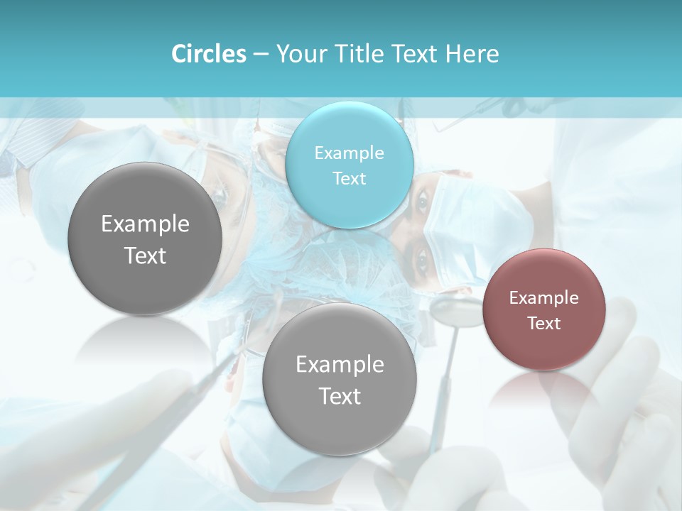 A Group Of Surgeons In A Operating Room PowerPoint Template