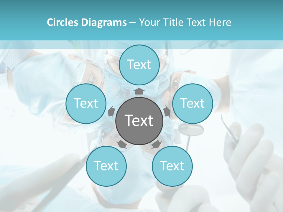 A Group Of Surgeons In A Operating Room PowerPoint Template
