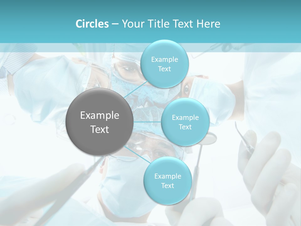 A Group Of Surgeons In A Operating Room PowerPoint Template