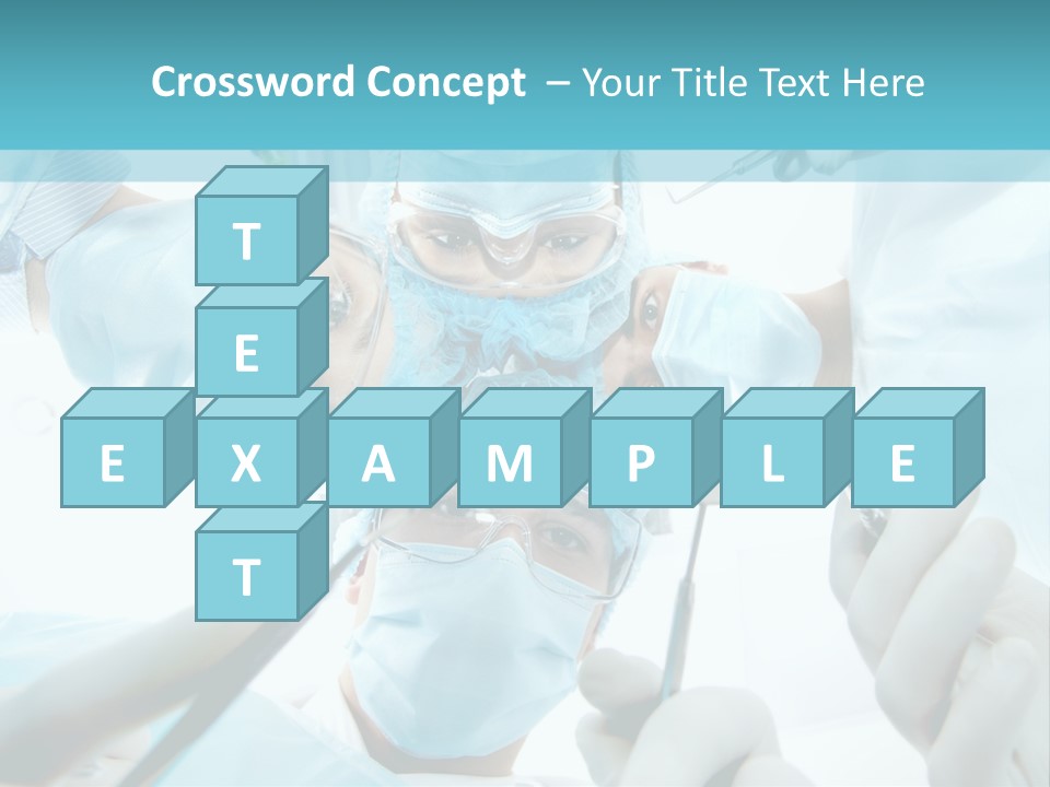 A Group Of Surgeons In A Operating Room PowerPoint Template