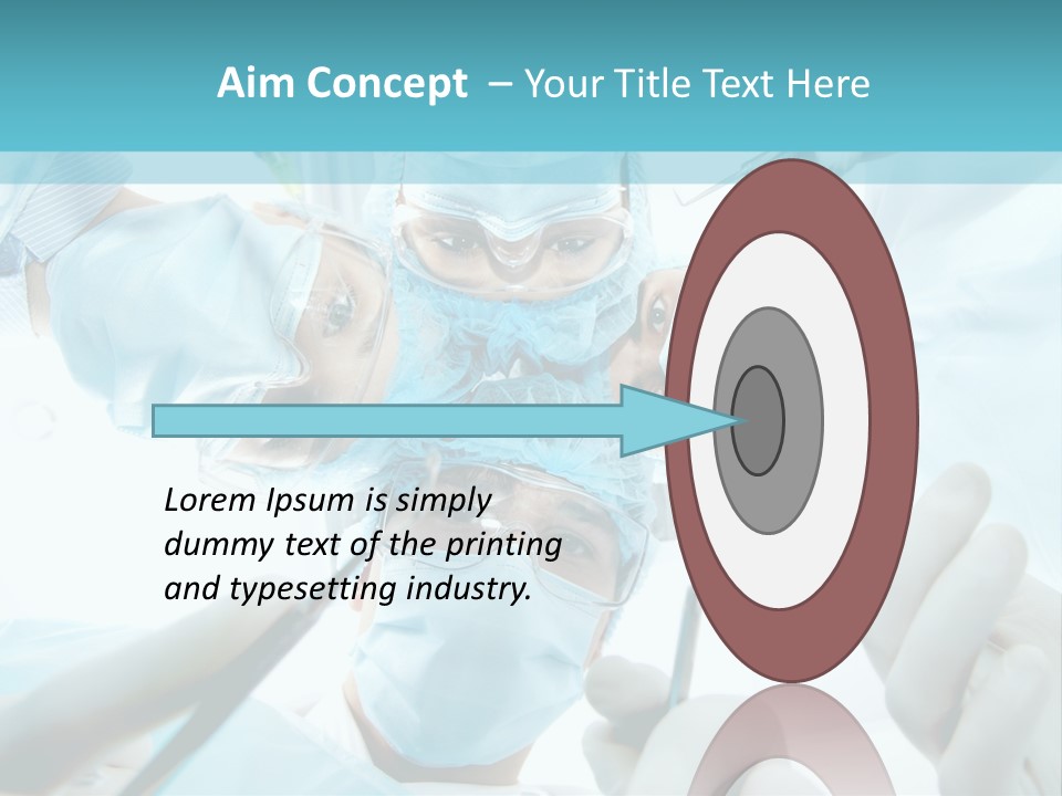 A Group Of Surgeons In A Operating Room PowerPoint Template