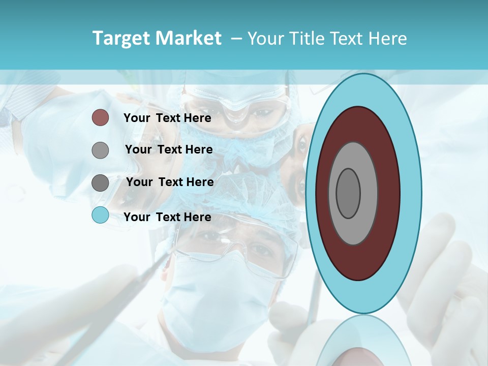 A Group Of Surgeons In A Operating Room PowerPoint Template