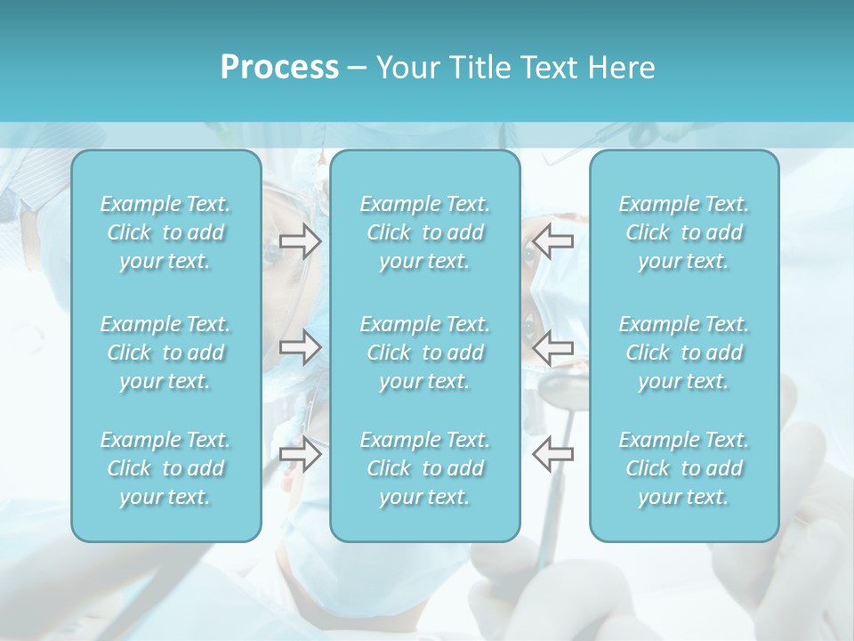 A Group Of Surgeons In A Operating Room PowerPoint Template