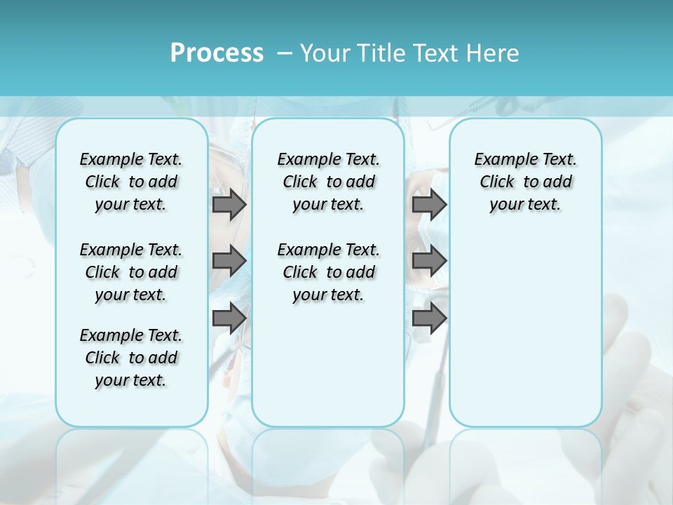 A Group Of Surgeons In A Operating Room PowerPoint Template