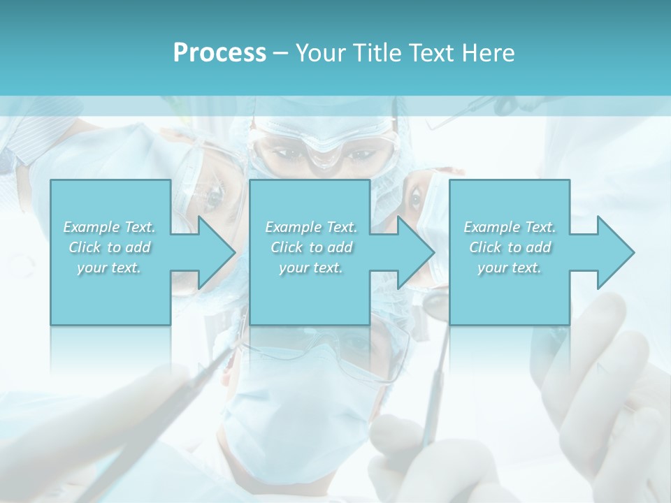 A Group Of Surgeons In A Operating Room PowerPoint Template