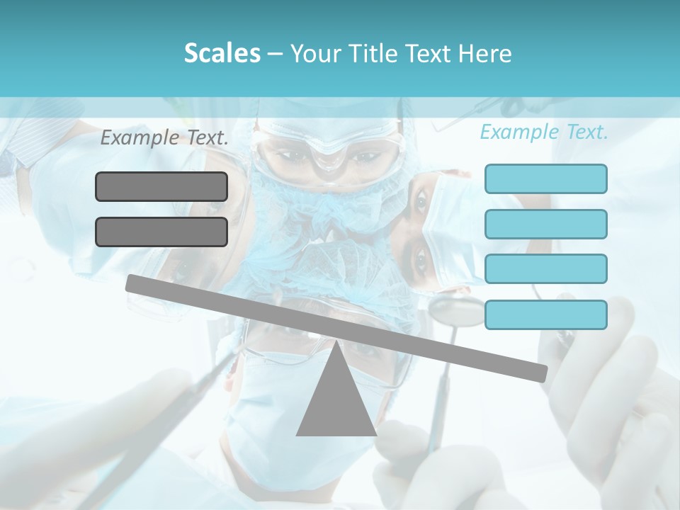 A Group Of Surgeons In A Operating Room PowerPoint Template