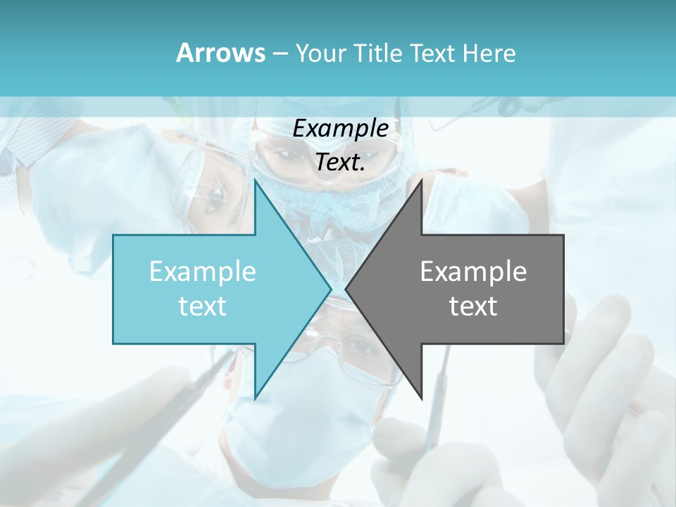 A Group Of Surgeons In A Operating Room PowerPoint Template