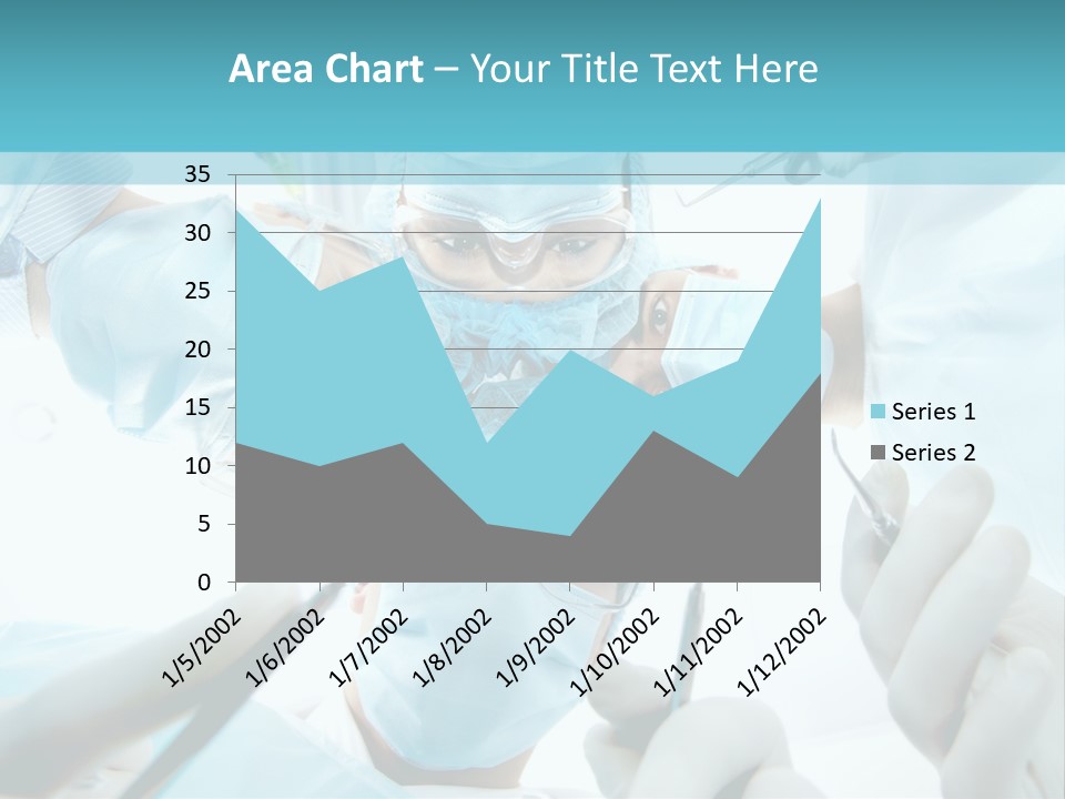 A Group Of Surgeons In A Operating Room PowerPoint Template