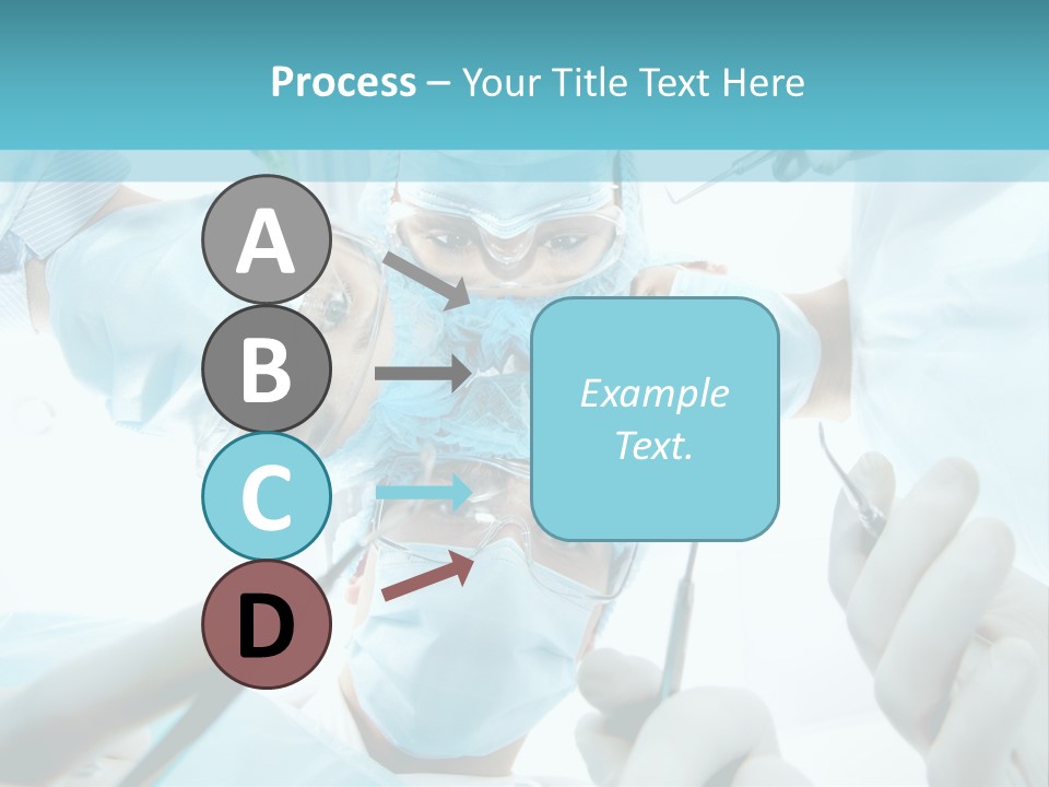 A Group Of Surgeons In A Operating Room PowerPoint Template