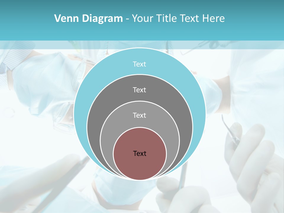 A Group Of Surgeons In A Operating Room PowerPoint Template