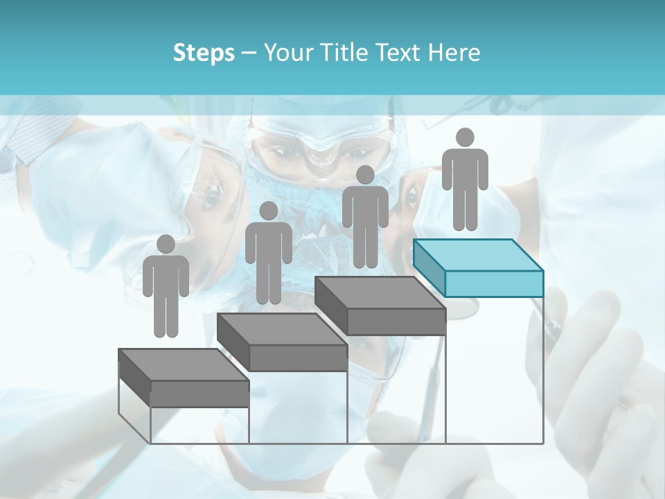 A Group Of Surgeons In A Operating Room PowerPoint Template