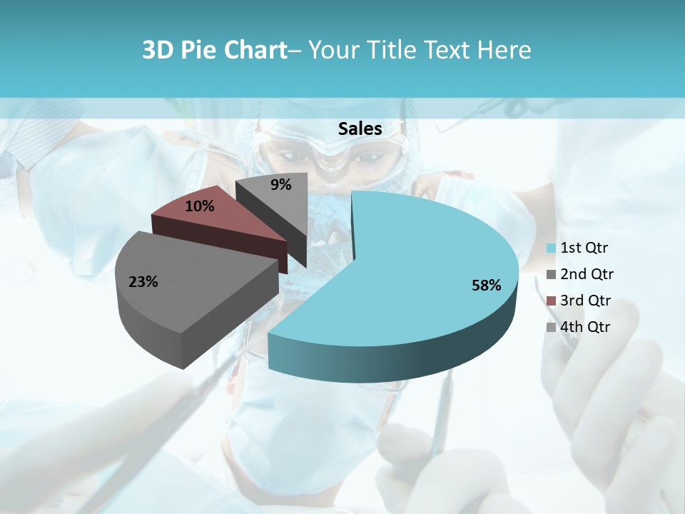 A Group Of Surgeons In A Operating Room PowerPoint Template