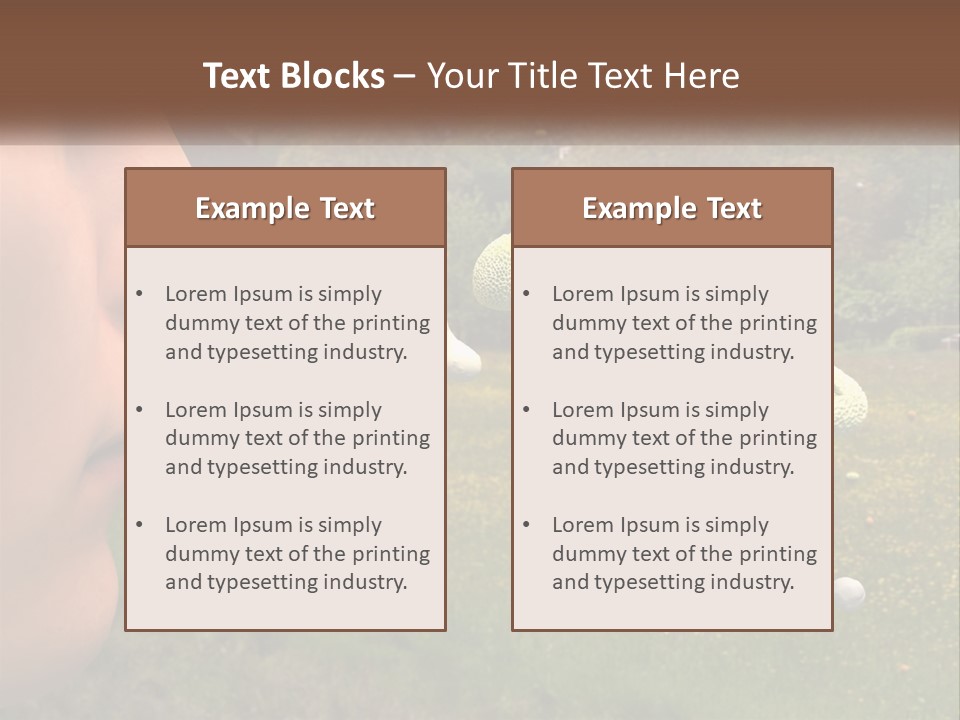 A Woman Is Looking At A Field Of Flowers PowerPoint Template