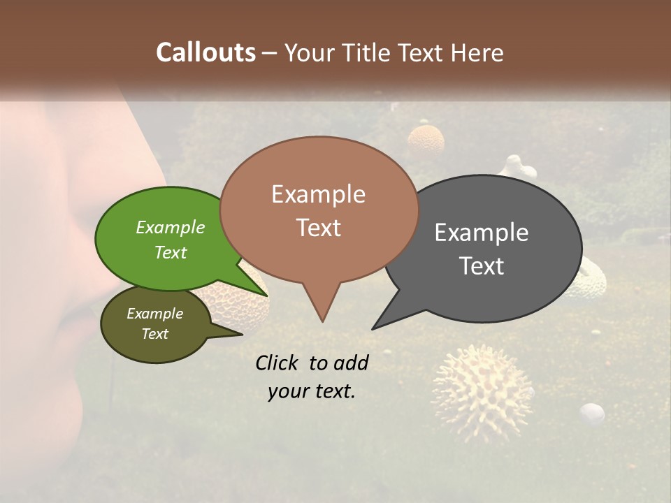 A Woman Is Looking At A Field Of Flowers PowerPoint Template