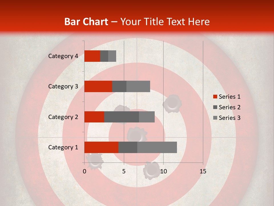 A Red And White Bulls Eye Powerpoint Presentation PowerPoint Template