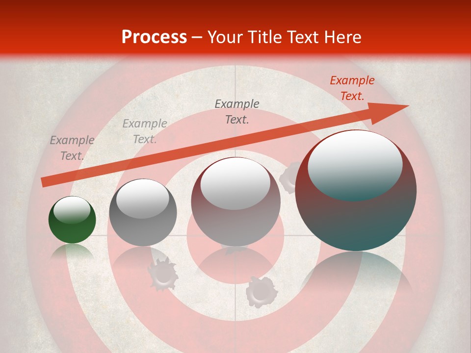A Red And White Bulls Eye Powerpoint Presentation PowerPoint Template