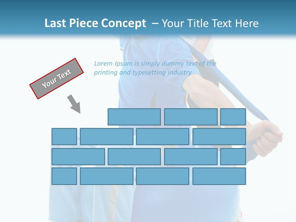 A Man And A Woman Are Exercising On Exercise Balls PowerPoint Template