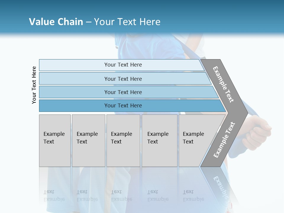 A Man And A Woman Are Exercising On Exercise Balls PowerPoint Template