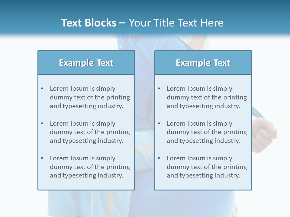 A Man And A Woman Are Exercising On Exercise Balls PowerPoint Template