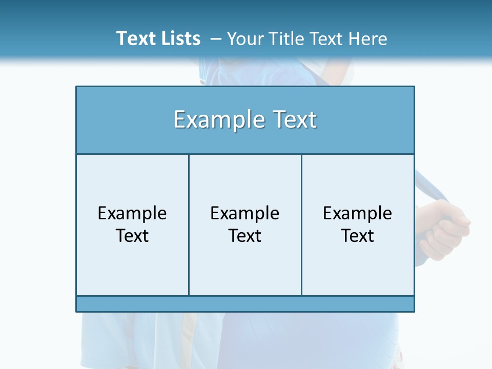 A Man And A Woman Are Exercising On Exercise Balls PowerPoint Template